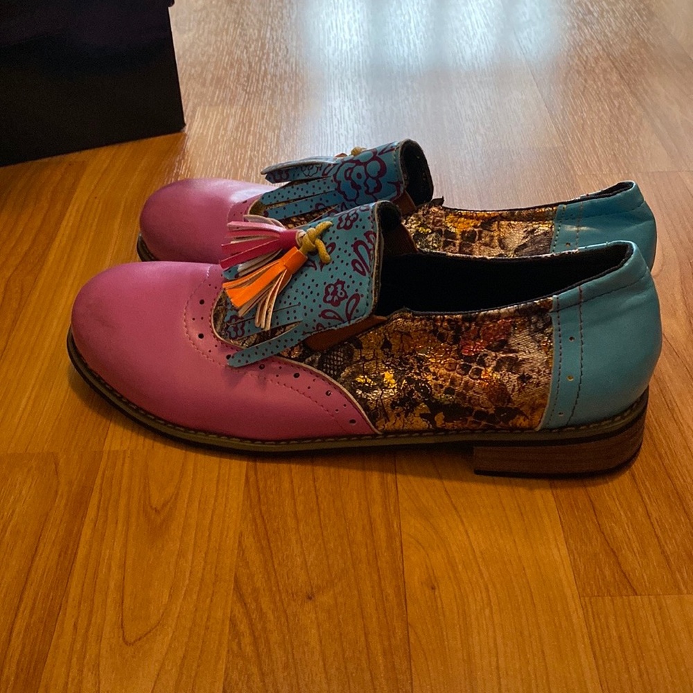 Mixed Colors/ Print Oxfords